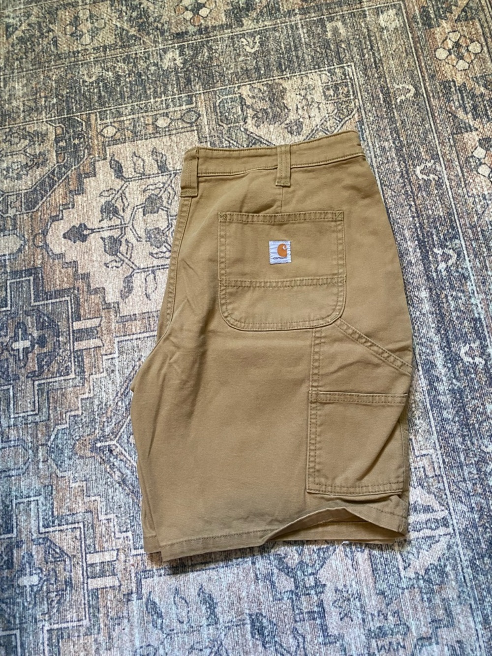 Carhartt Tan Utility Cargo Shorts
